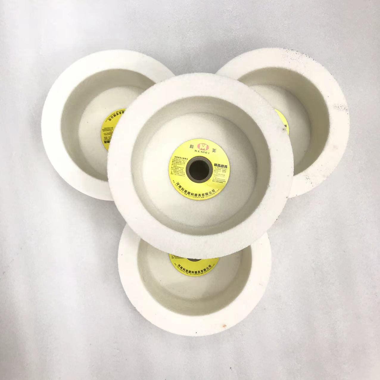 科美陶瓷砂轮机源头厂家白刚玉200外径杯型打磨白钢刀转用