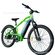 源頭工廠電動自行車48V15AH鋁合金油碟沙灘助力車27.5寸男女款