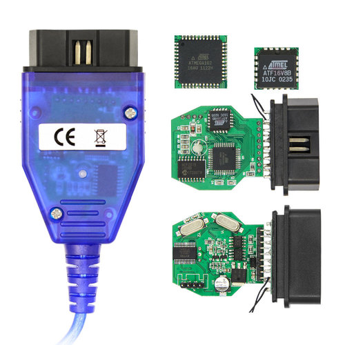 Switched adapter for BMW car diagnostic line, blue BMW INPA K+DCAN USB FT232RL