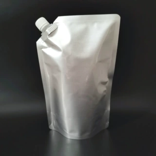 厂家定制1000ml防渗漏铝箔吸嘴袋 食品级豆浆牛奶饮料液体自立袋