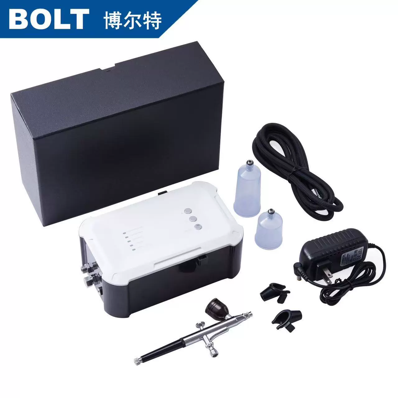 喷漆高达上色气泵喷笔套装化妆美甲喷绘静音气泵