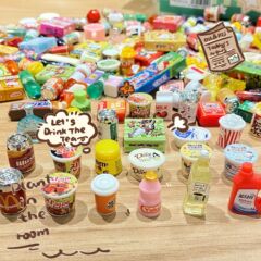 超级大卖场仿真零食小盲盒（72个/桶)(每小盒内含两款)不零售