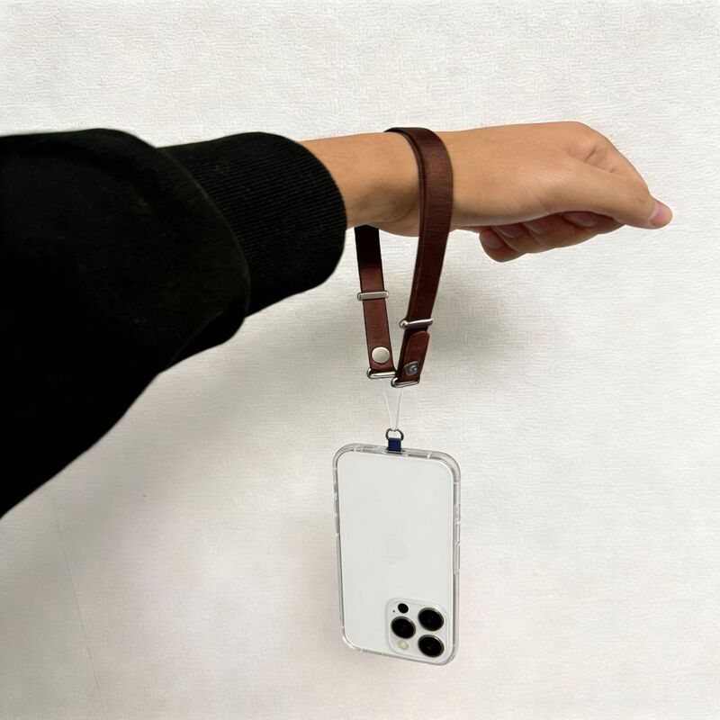 [Short Version] Suitable for Apple iPhone 17 Mobile Phone Double Strap Hand Strap Apple Phone Lanyard Weaving