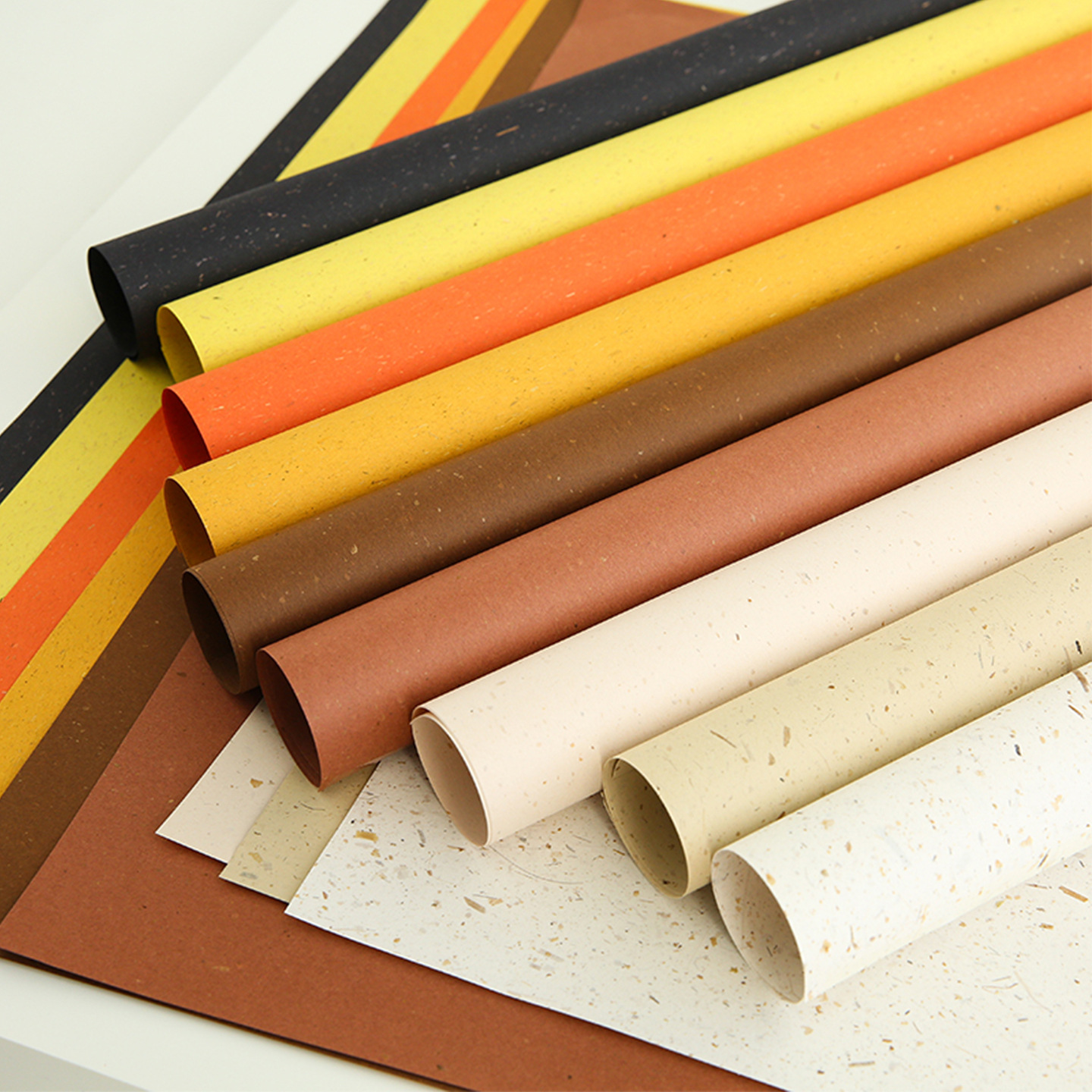 Nuevo otoño cálido invierno astillas de madera mano rasgada ramo de flores envoltura de papel de regalo embalaje manual DIY material de papel de arte lote