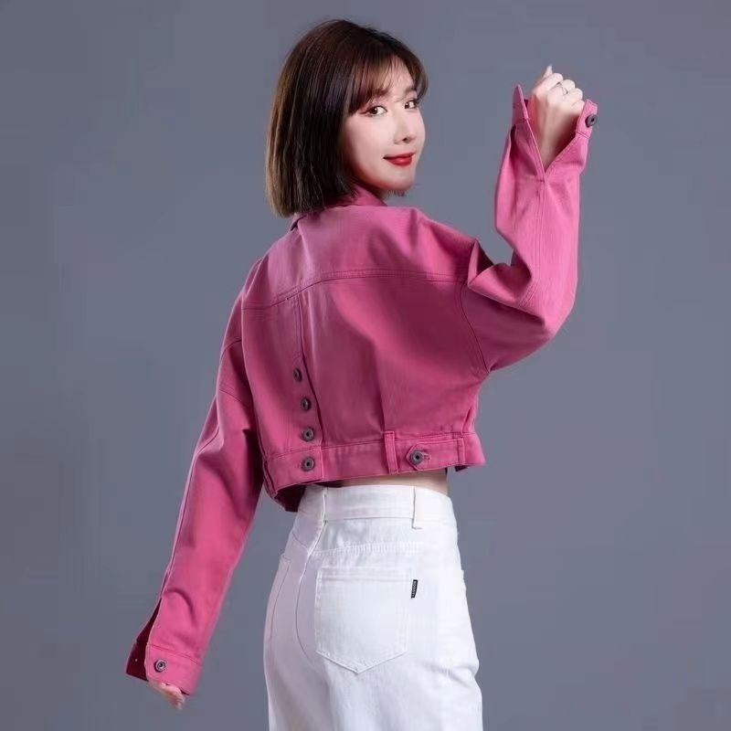 Short Denim Jacket for Women with a High-End Design, Niche Style, 2026 New Model, Women's Jacket for Spring and Autumn, Suitable for Petite Sizes Short Denim Jacket for Women with a High-End Design, Niche Style, 2026 New Model, Women's Jacket for Spring and Autumn, Suitable for Petite Sizes