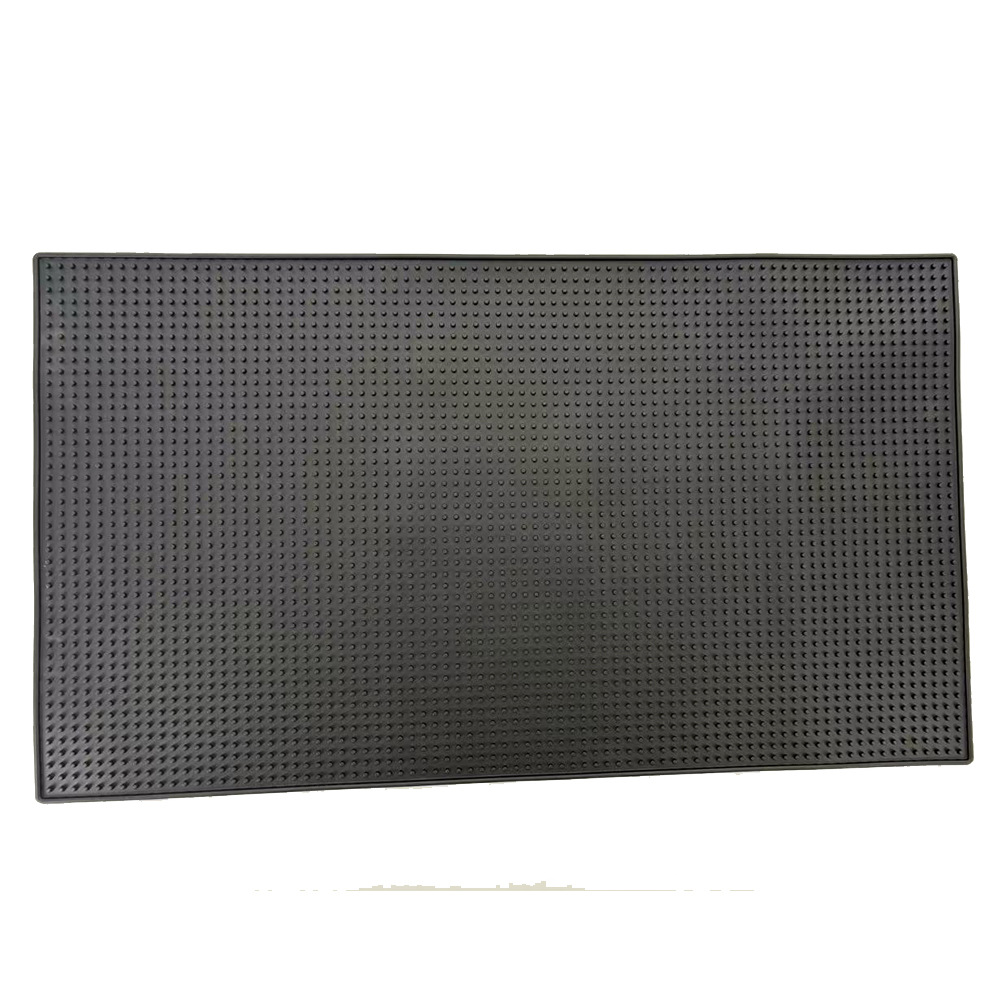 Tapete de drenaje antideslizante de goma PVC, posavasos térmico y alfombrilla de bar profesional, stock disponible