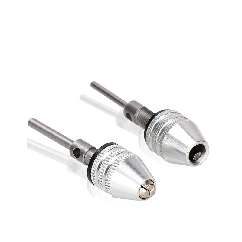 Mandril de tres mandíbulas 0,3-6,5mm de cambio rápido mango hexagonal Chuck molino eléctrico taladro Chuck ajustable