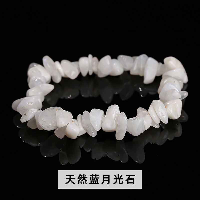 Bracelet jade natural stone, moonstone