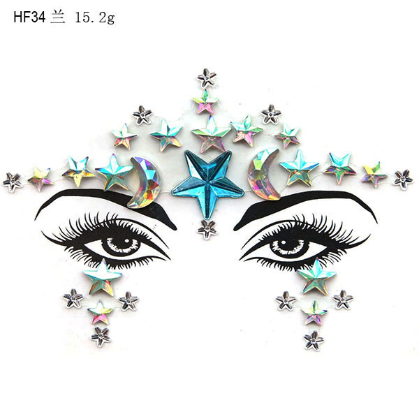 Crystal face sticker ˮü걦ʯ곧
