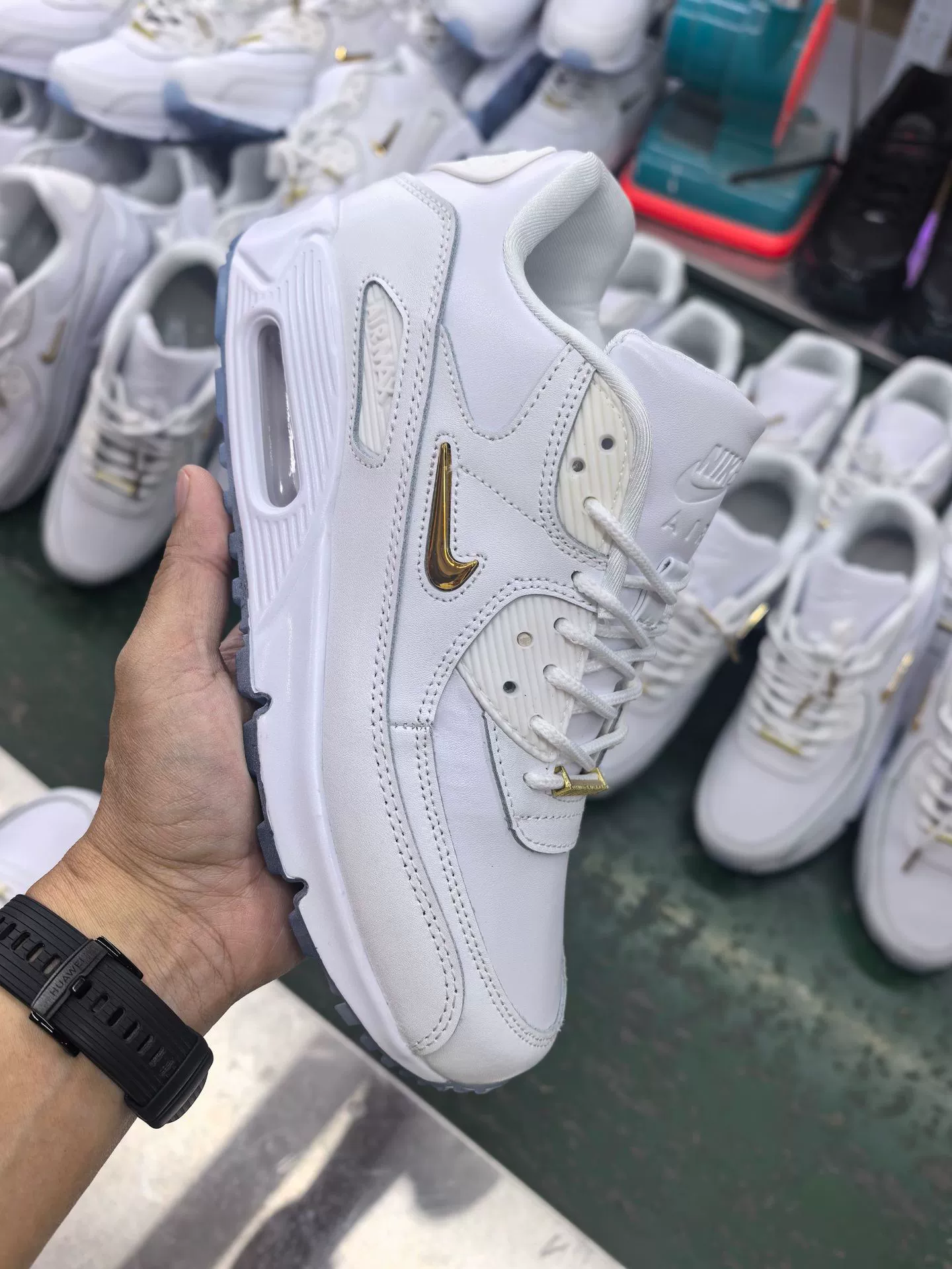 Кросс-граничная внешнеторговая Путянь обувь Air Max90 воздушная подушка сетчатые повседневные спортивные кроссовки европейский стиль высокий уровень спортивной обуви