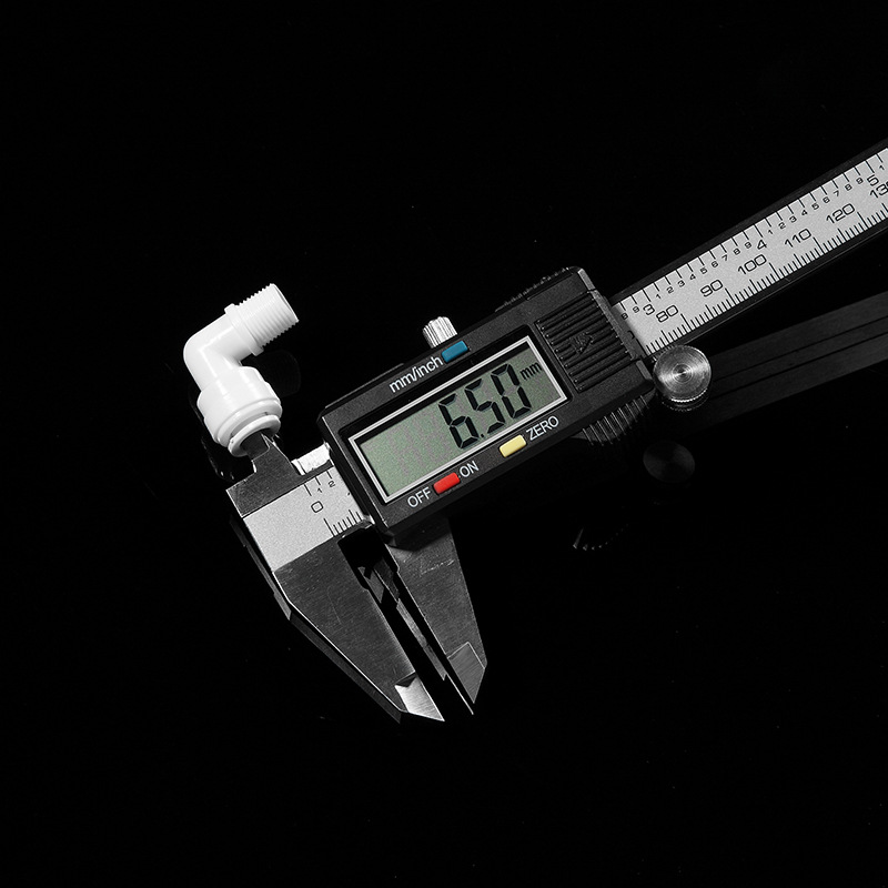 Purificador de agua tipo L máquina de agua pura K4042 conector 1 minuto delgada rosca exterior codo 2 minutos articulación rápida codo RO membrana Shell Universal