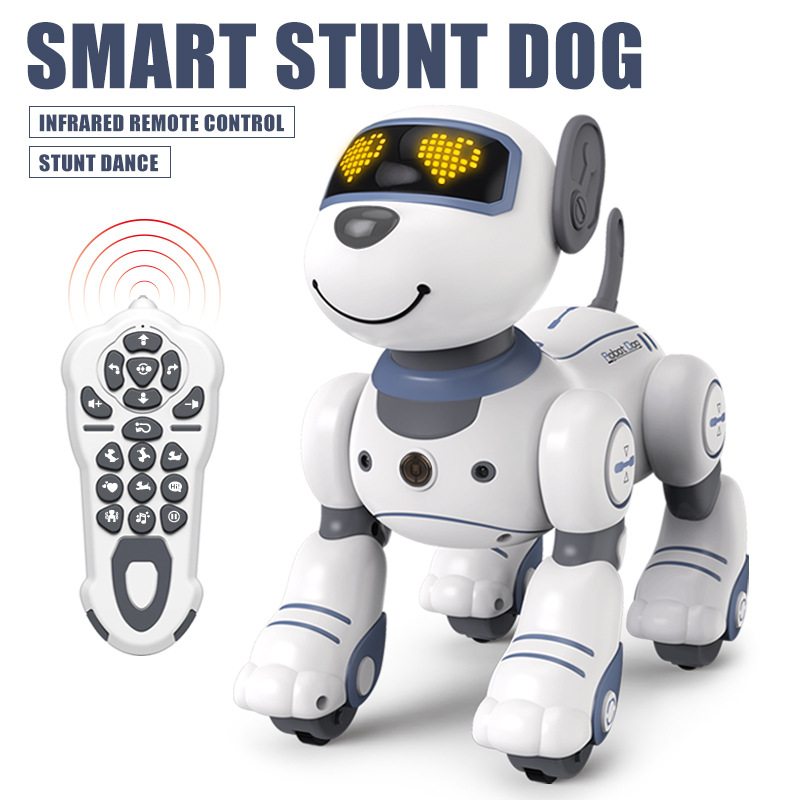 SuBo BG1533 truco mascota perro eléctrico de control remoto modelo de juguete gesto inducción seguir dump robot perro