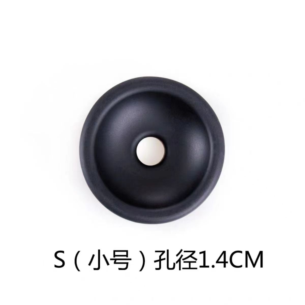 Silicone Sleeve for Aircraft Cup Masturbator, Black Small Replacement Insert — detail image 4
