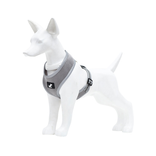 Pet supplies, cat and dog harness, reflective breathable mesh dog chest and back strap