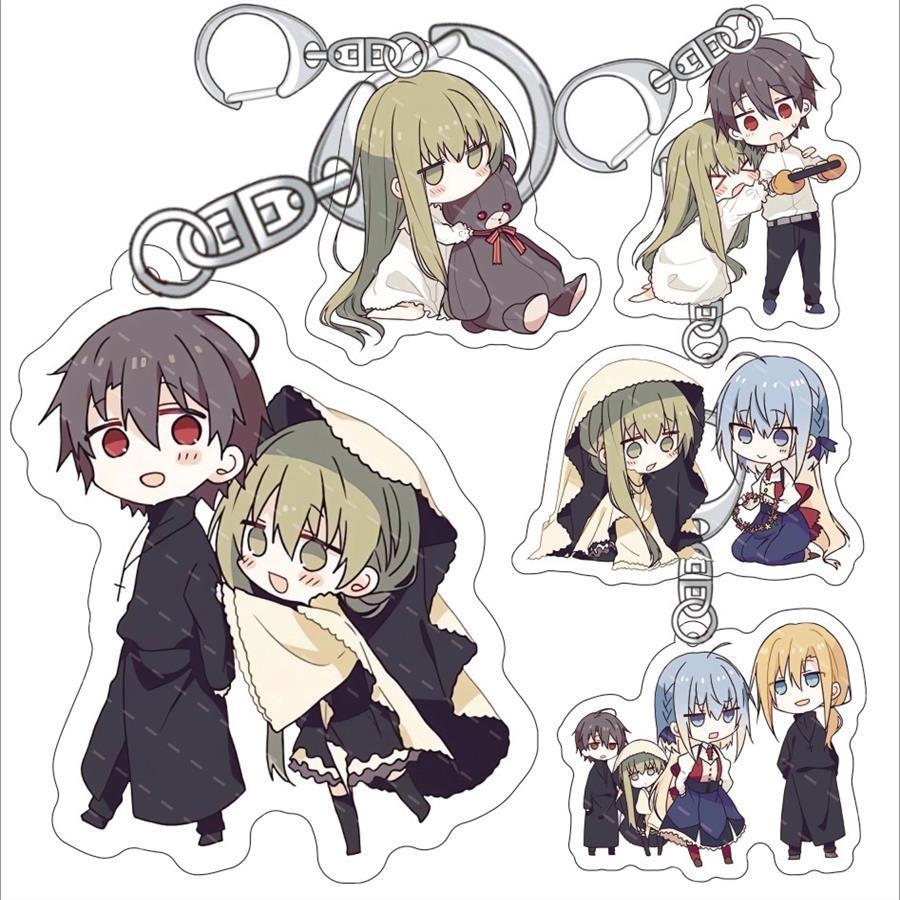 白圣女与黑牧师 钥匙扣 塞西莉亚 劳伦斯 动漫周边亚克力挂件厂家