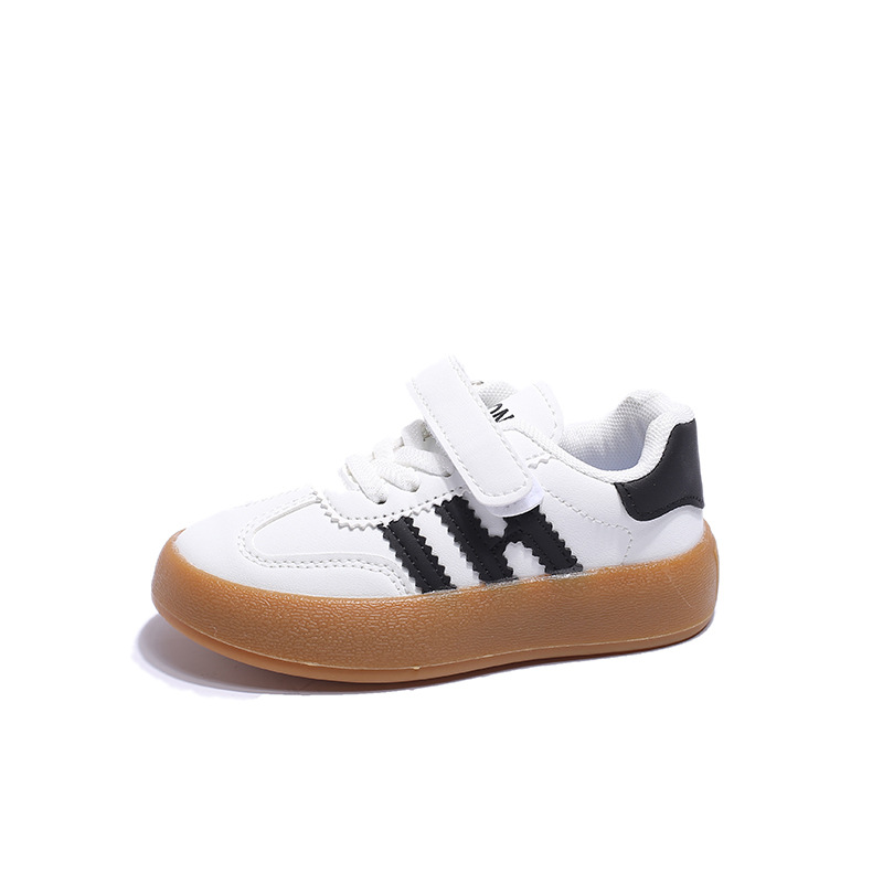 Children's Forrest Gump Shoes 2023 Autumn and Winter New Girls' Waffle Shoes Campus Boys' Moral Training Shoes_voghion.com