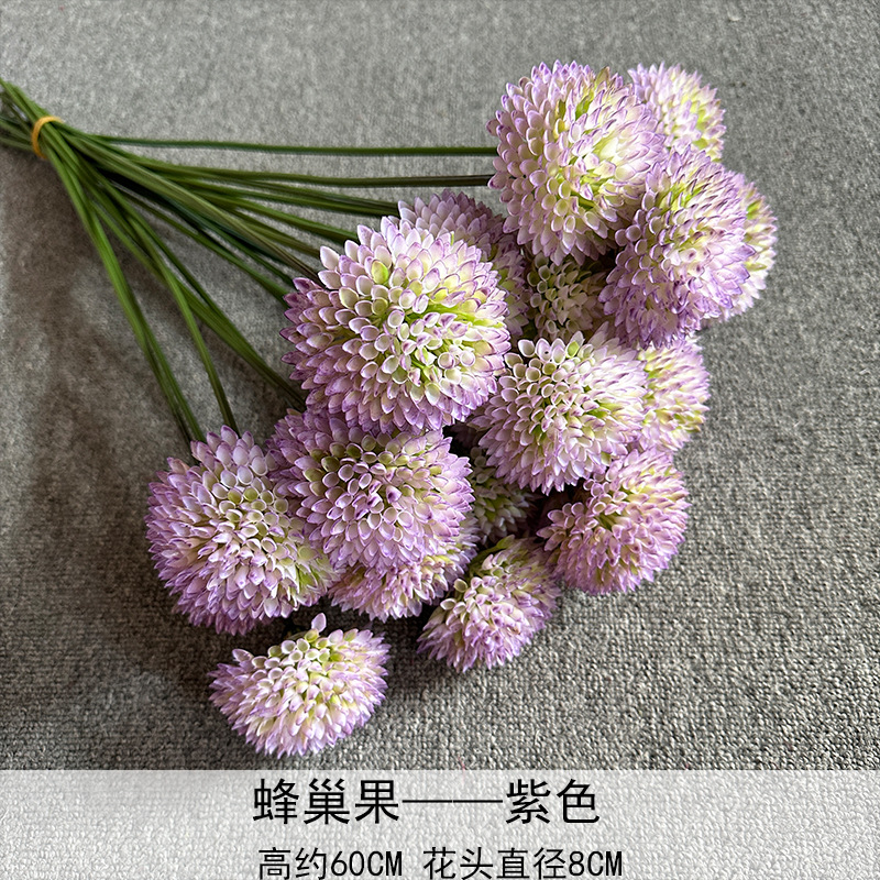 Panal de frutas flor artificial Camino de plomo techo fondo de la boda decoración del hotel arreglo floral fila decoración del hogar flor artificial