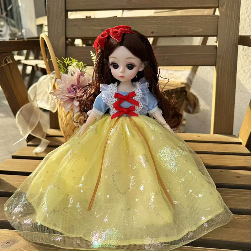 Bjd Doll Clothes 30cm Girl Cross-Border Set Doll Princess Trendy Confused Barbie High-Value Dress-Up