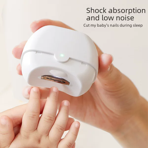 Electric Nail Clipper, Fully Automatic Nail Clipper and Nail Polisher for the Elderly and Infants, Nail Polishing Pliers for Babies