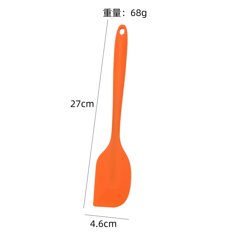 27CMシリコンスクレーパー耐高温ベーキングスクレーパー台所家庭用食品級クリーム攪拌ツールケーキナイフ|undefined