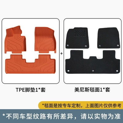 Universal Foot Pad – for the Ideal L6 Dedicated - ideal-orange-single-layer-floor-mat-menis-carpet-surface