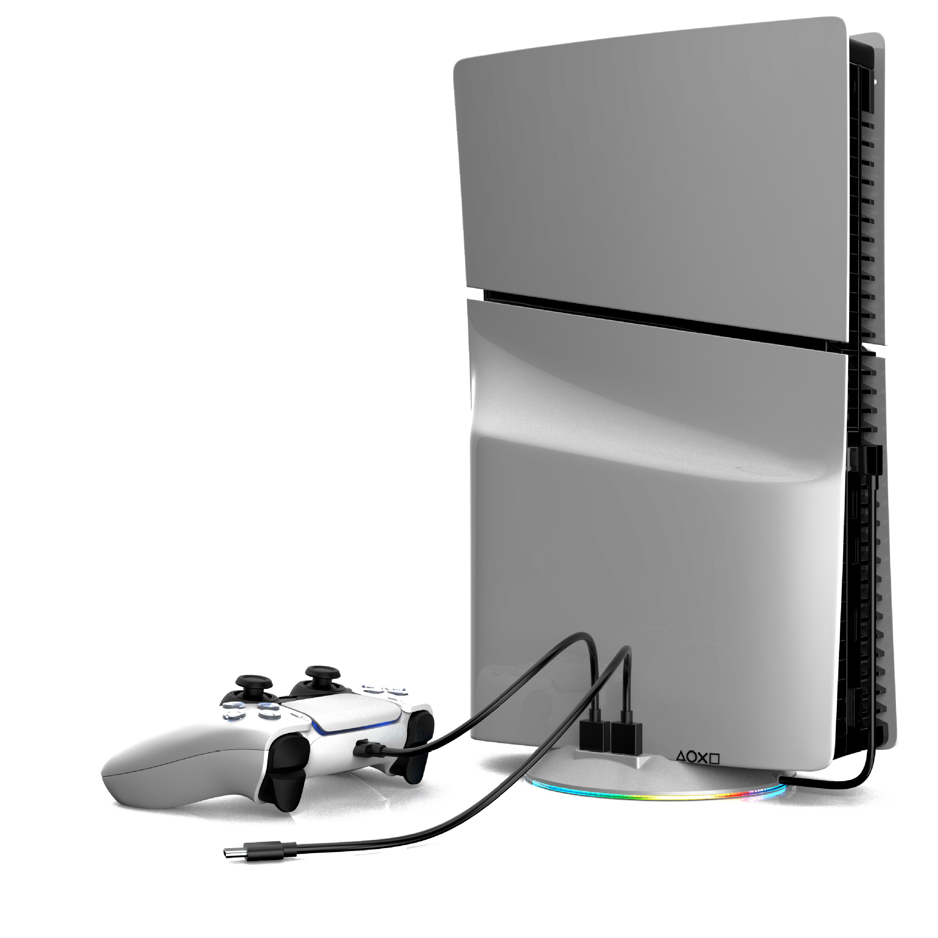 Base de consola PS5 con función de carga USB-HUB doble carga