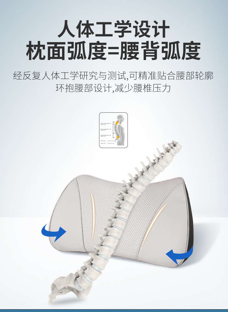 Suitable for 25 Xinlantu Memory Foam Headrests, Neck Pillows, Lumbar Pillows, Lumbar Cushions, Car Pillows, Interior Accessories