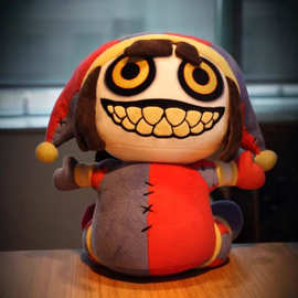 数字马戏团 可转头 被附身的小丑毛绒玩偶  Possessed Pomni公仔
