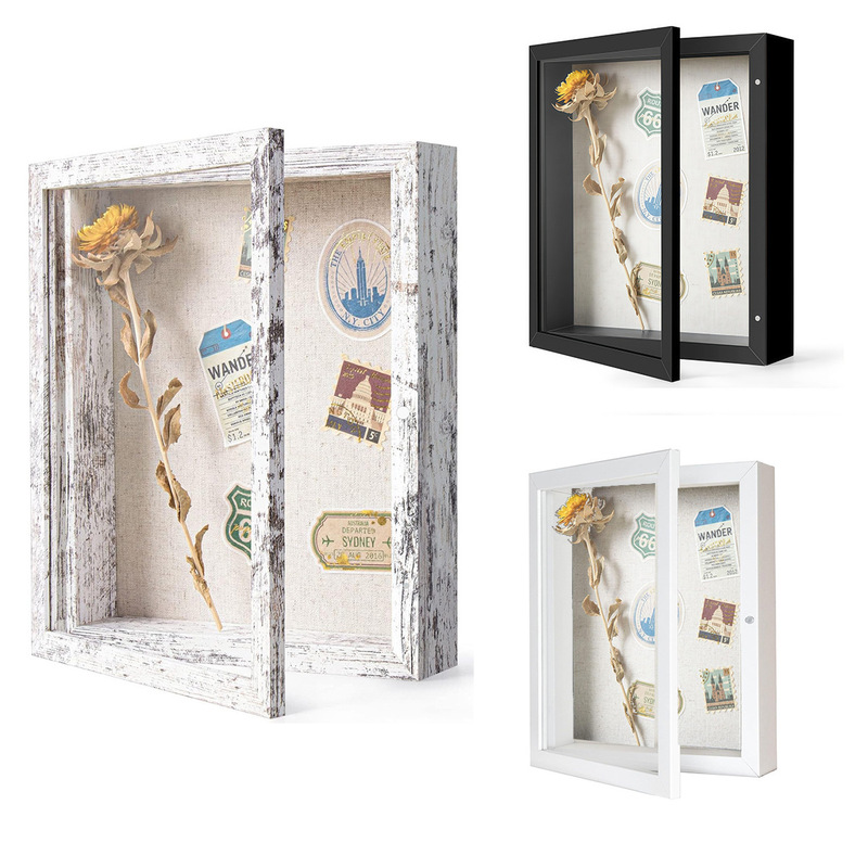 Cross-Border Wooden Hollow Photo Frame Display Stand for Dried Flower Specimens, Magnetic Flip Cover Shadow Box with Hinge Storage Frame Cross-Border Wooden Hollow Photo Frame Display Stand for Dried Flower Specimens, Magnetic Flip Cover Shadow Box with Hinge Storage Frame