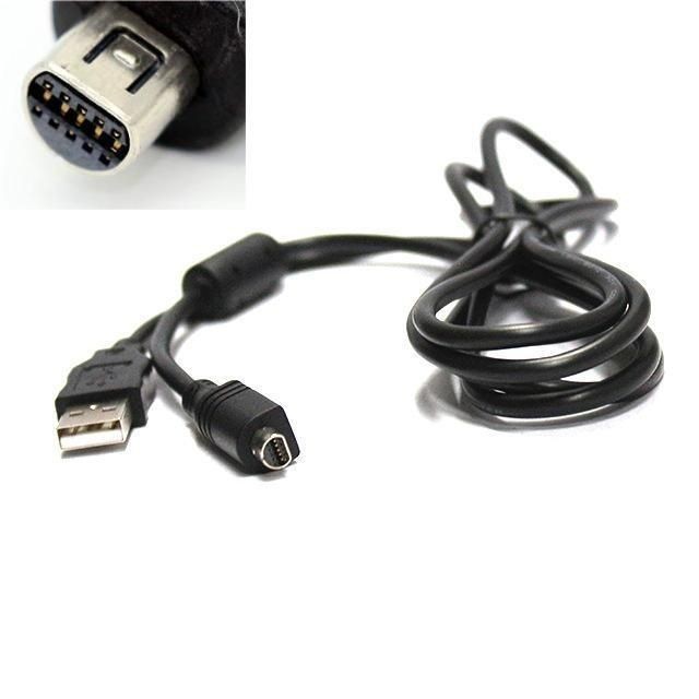 Para Sony 10P/pin semicircular cable de datos USB cámara Sony DV cable de la cámara 1.5CM
