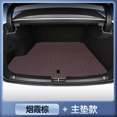 Trunk Mat — decorative accessories and parts collection - magic-print-waterproof-smoky-brown-main-mat-byd-seal-08-pure-electric