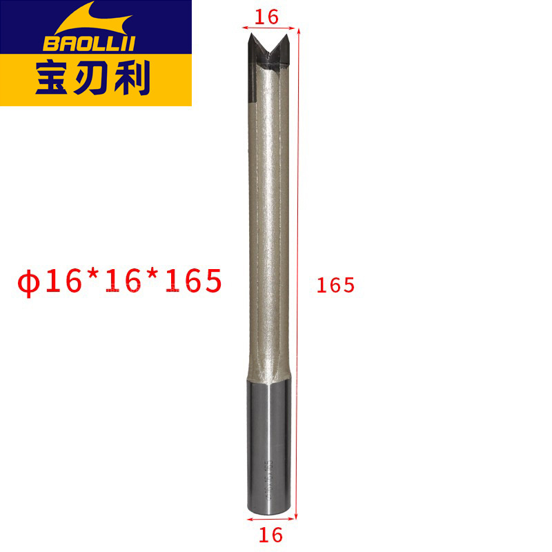 Cuchillo de espiga y ranura de cuatro filos Taladro de cerradura Máquina de grabado para carpintería Cuchillo de aleación Cuchillo de espiga y espiga Máquina de espiga Cuchillo recto de cuatro dientes Taladro de ojo Xun