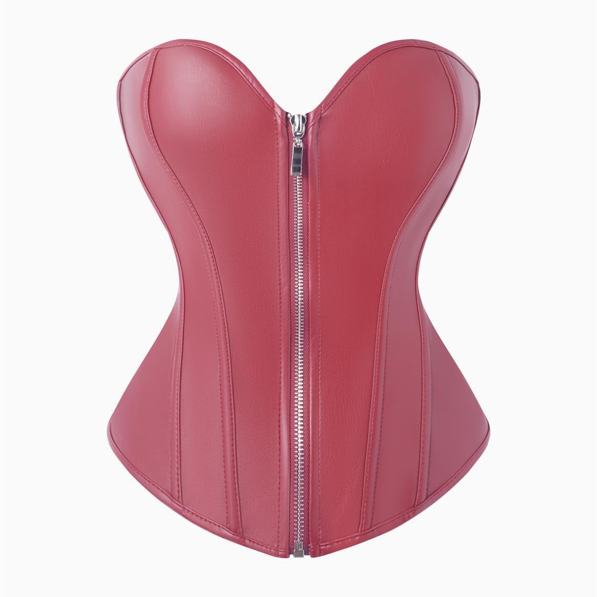 Corsé de palacio, cremallera de PU de cuero clásico, corsé europeo y americano, corsé de pecho y cintura, fuente de Amazon AliExpress