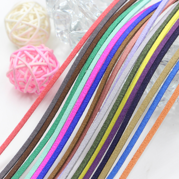 （佳瑞供应）韩国绒 麂皮绳 绒绳 DIY饰品材料 编织绳服装蛋糕丝