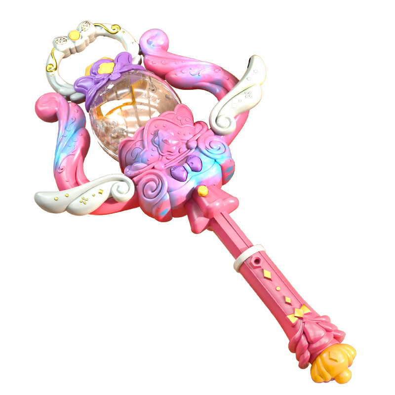 Shake sonido nuevo niño brillante música princesa varita mágica hadas transformador niñas estandos juguetes regalos al por mayor