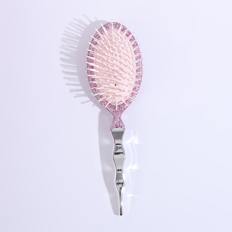 新しいマルチカラーオプションのスムーズヘアエアクッションコームマッサージふわふわスタイリングコームウェットとドライの両用ヘアスタイリングコーム|undefined