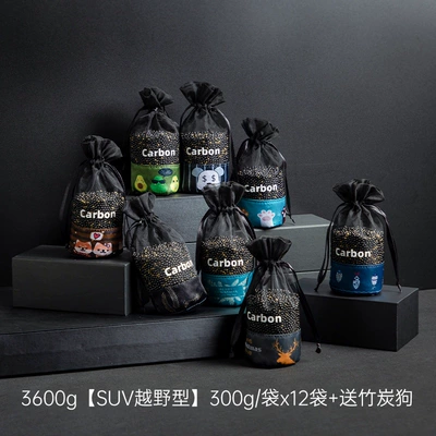 for New Cars Special Odor Removal – Aktiv kömürlü qoxu uducular - 3600g-suv-off-road-type-300gbag-x-12-bags-free-bamboo-charcoal-dog