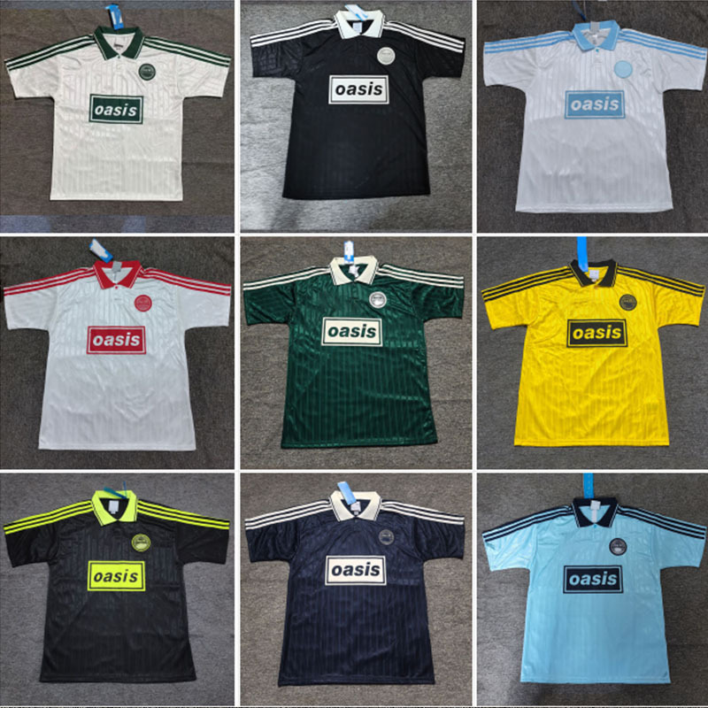 Three Leaves Oasis Joint Brand Short-Sleeved Football Uniform Jersey