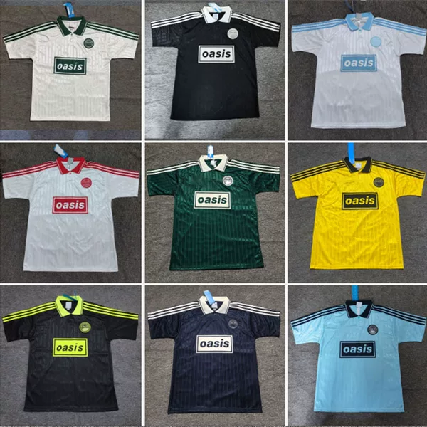 Three Leaves Oasis Joint Brand Short-Sleeved Football Uniform Jersey