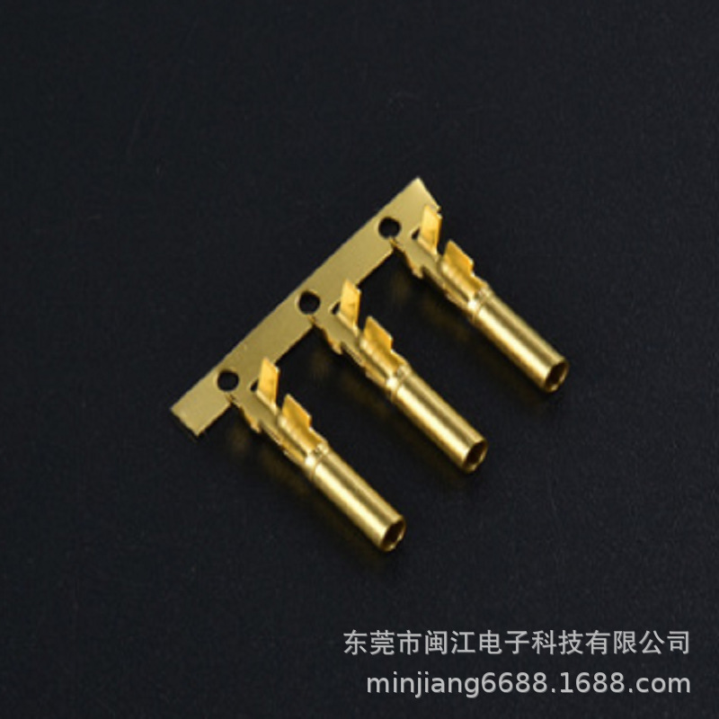 闽江源头厂家直销 LED灯防水线医疗美发器材插头2.35双铆铜管端子