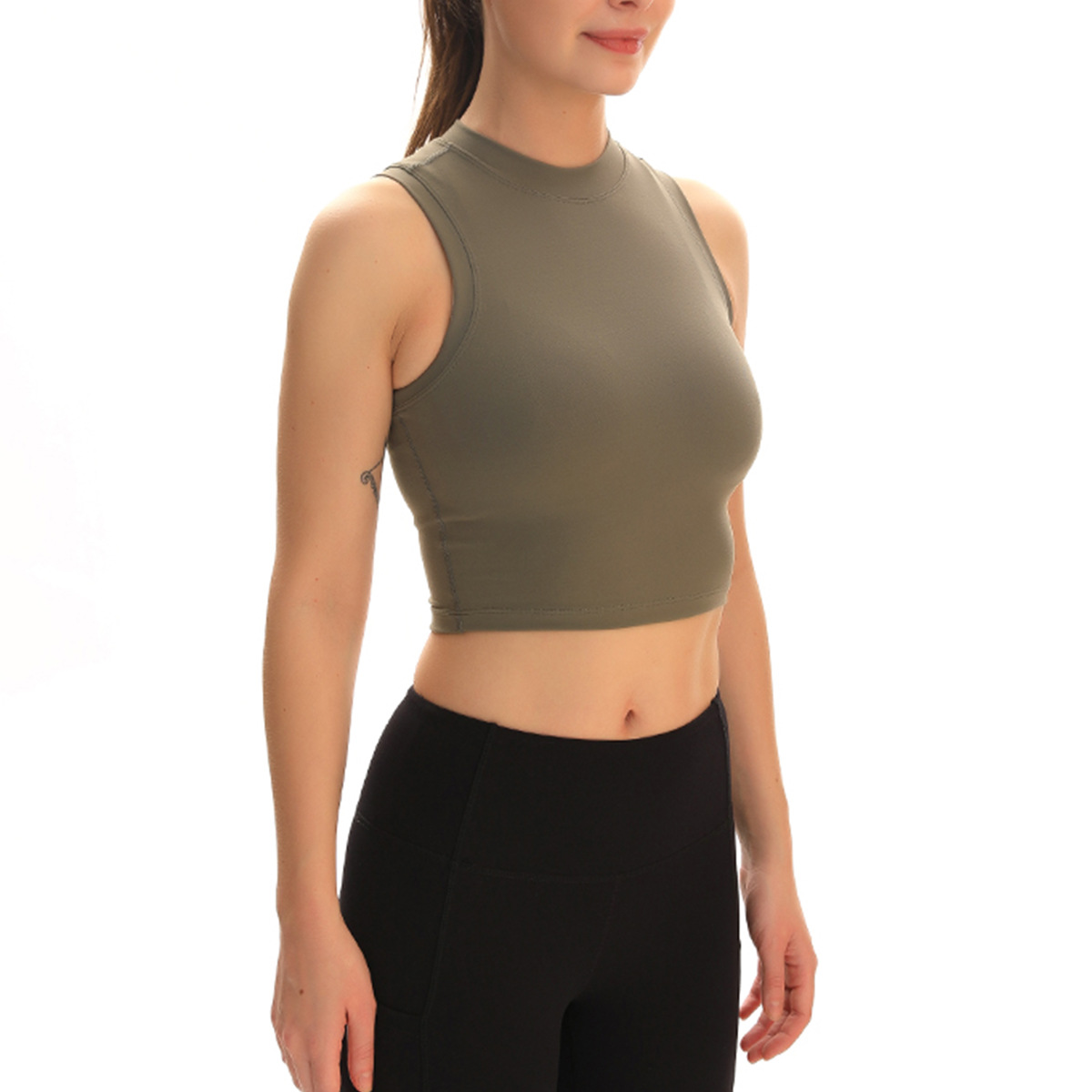 Débardeur de sport de Yoga, haut élastique au dos, combinaison de Fitness, Cover-Up, nouvelle collection 2022_voghion.com