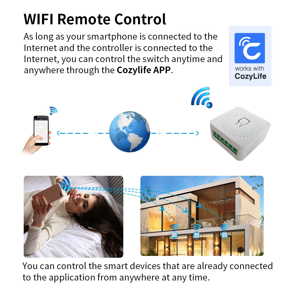 Cozylife умный выключатель WIFI, управление через APP, голос Alexa, кросс-бордер бытовая техника