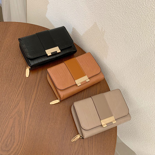 Women's Wallet Ins Women's Small Wallet Women's Advanced Sense Short Wallet Cross-border Multi-function Coin Purse Wholesale