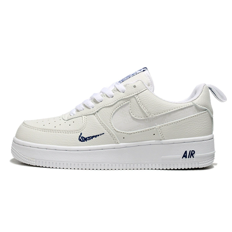 Кеды низкие (Nike) Air Force 1, белые, универсальные, размеры 36–45