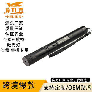 Blue Light Green Light Laser Flashlight Starry Sky Pen Laser Light Speech Pointer Pen Money Detection Sand Table Sales Pen