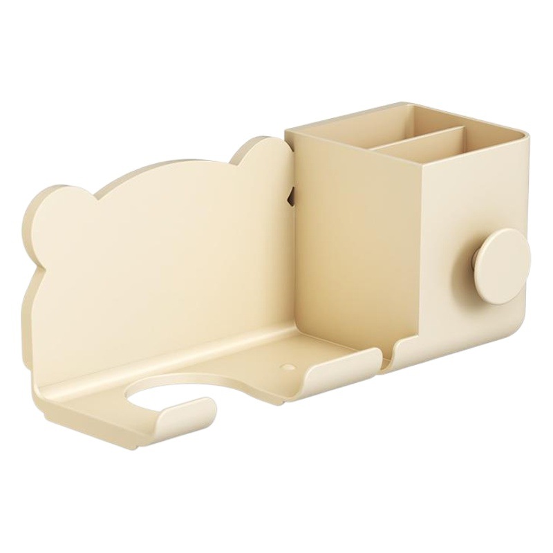 Cream style hair dryer storage rack punch-free bathroom Hair Dryer rack storage rack hair dryer bracket