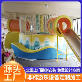 淘气堡大型室内儿童乐园组合商场无动力滑梯酒店售楼处托育游乐园