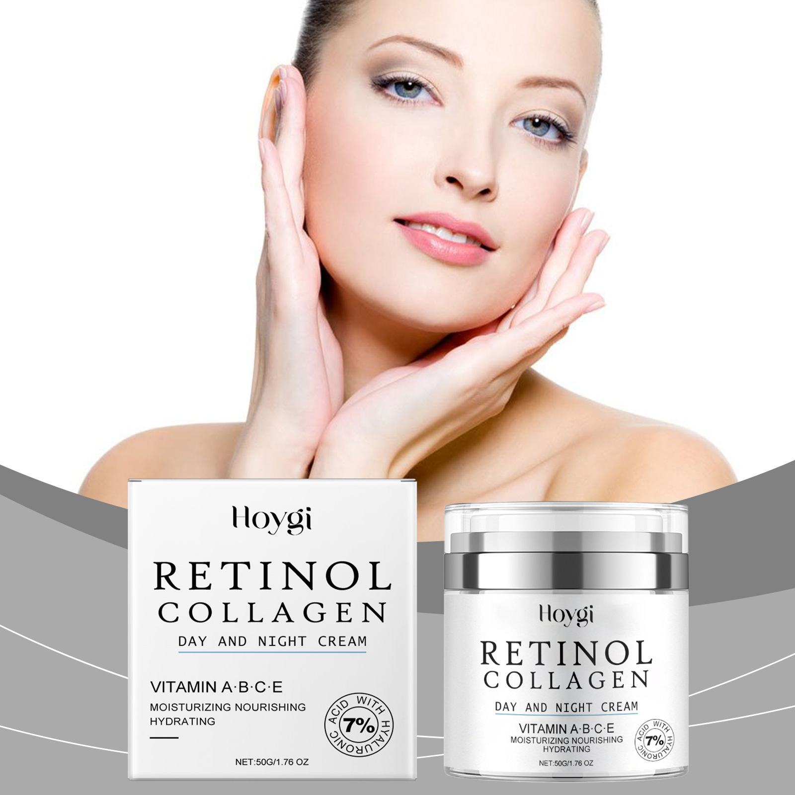 Hoygi Retinol Face Cream Moisturizing, Firming, Nourishing, Softening, and Rejuvenating Skin Cream