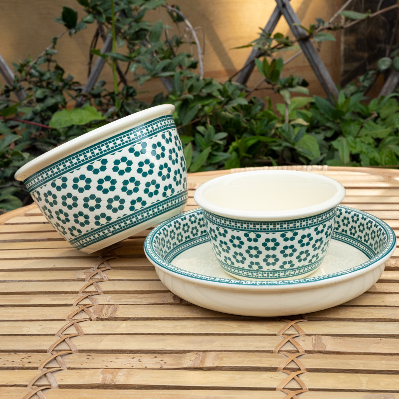 Italian Ceramic Tableware Housewarming Gift Box Household Tableware Set Combination Bowls, Plates, and Cups