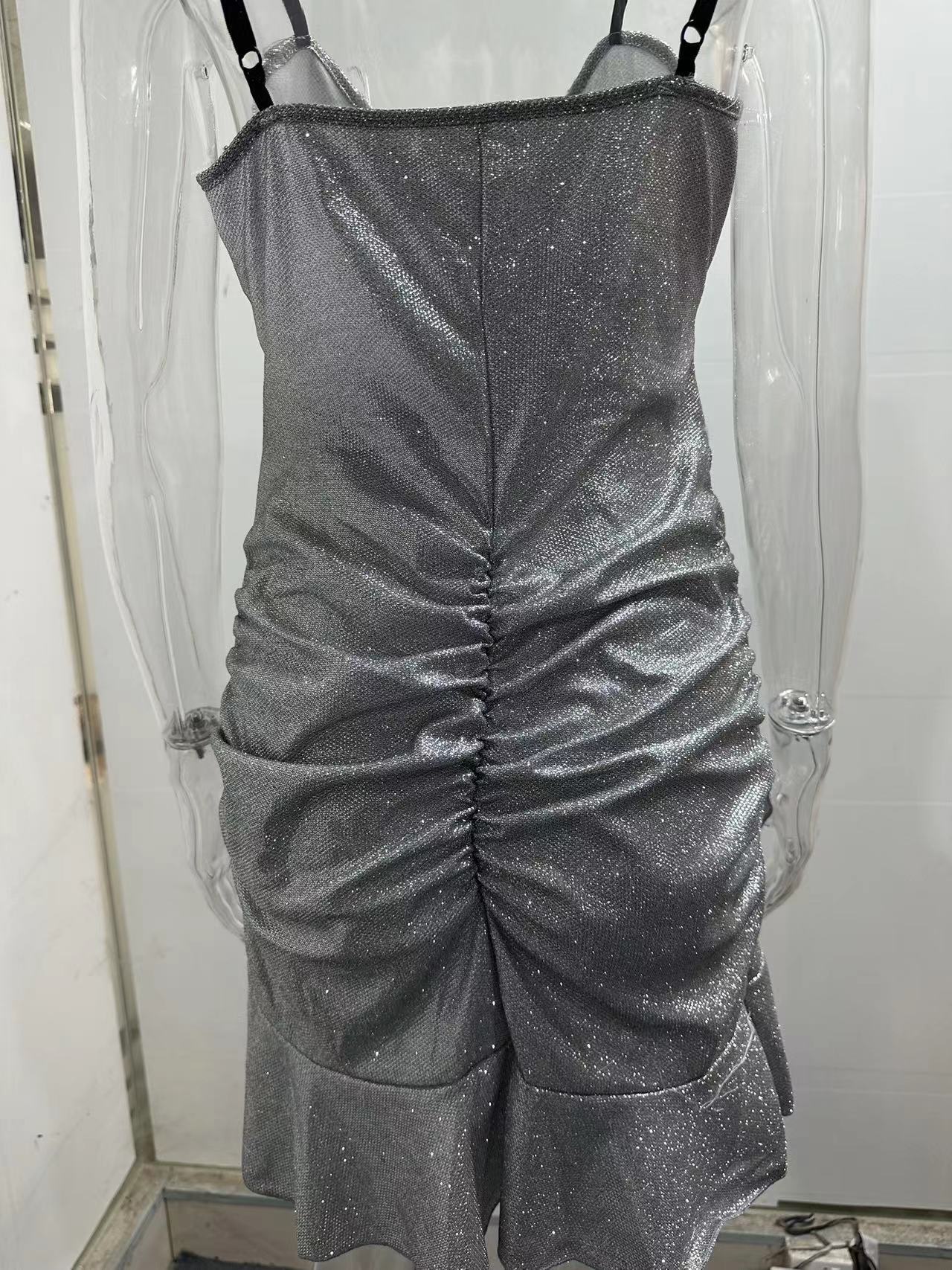 Spring Sexy Women Clothing Elegant Evening Dress High Waist Sleeveless Slim Fit Tube Top Short Dress 16 Spring Sexy Women Clothing Elegant Evening Dress High Waist Sleeveless Slim Fit Tube Top Short Dress